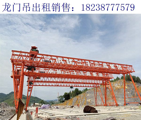 湖南湘潭龍門吊廠家 如何選擇門式起重機的工作速度
