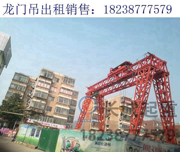 湖南株洲A型龍門吊的操作優勢