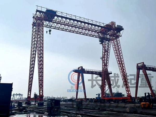 造船門式起重機(jī)用在維修和碼頭場景