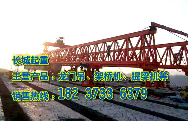 甘肅武威架橋機廠家介紹起重機的選購