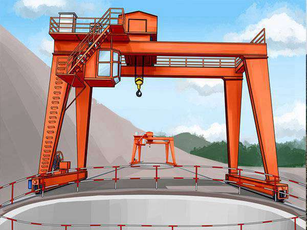 貴州安順龍門吊廠家180T雙梁門式起重機(jī)配置