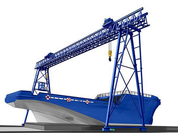 貴州黔西龍門吊廠家140T造船門式起重機(jī)價(jià)格