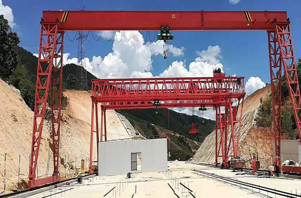 山西陽泉龍門吊廠家10t智能龍門吊安全可靠