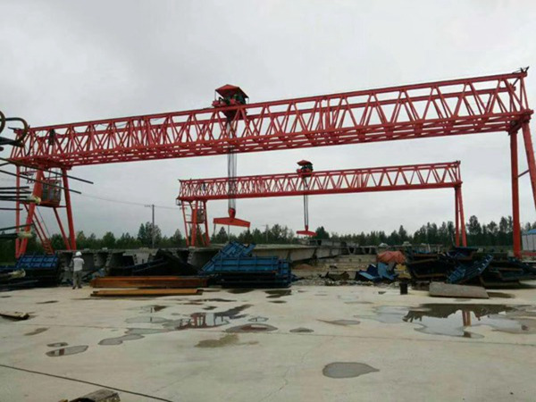 吉林白城龍門吊廠家輪胎式提梁機小車