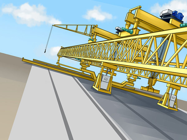 陜西寶雞25噸架橋機租賃廠家可定做